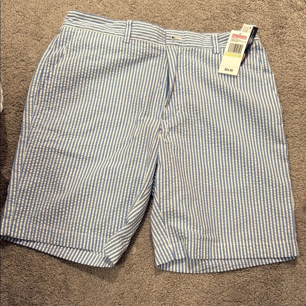 NWT Men’s Vineyard Vines shorts size 30, 9” seersucker breakers shorts